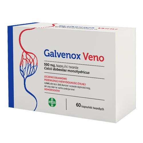 Galvenox Veno - leczenie żylaków, 60 kaps.
