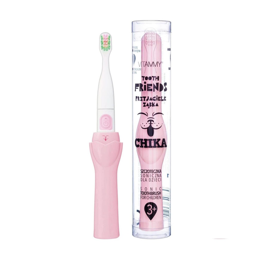 VITAMMY VITAMMY Tooth Friends "PRZYJACIELE ZĄBKA" Pink CHIKA Szczoteczka soniczna dla dzieci 3+