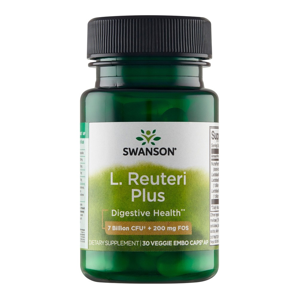 SWANSON Probiotyk L.Reuteri (rhamnosus, acidophilus) 30 kaps