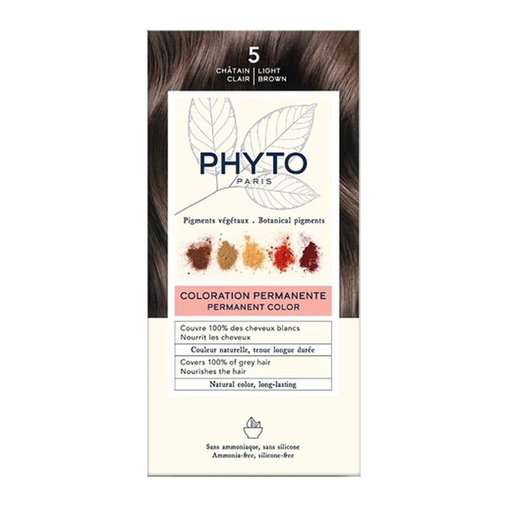 Phyto ALES GROUPE Color Trwała koloryzacja włosów 5 Jasny kasztan 100 ml