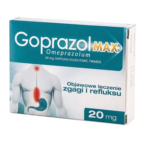 S-Lab S-LAB Goprazol Max 20mg 14 kapsułek 3159442