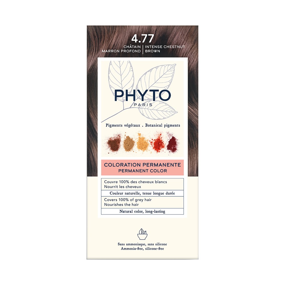 Phyto ALES GROUPE Color Trwała koloryzacja włosów 4.77 Kasztanowy brąz 100 ml