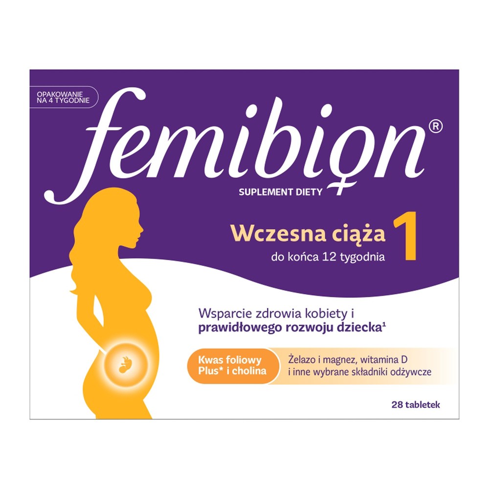 Merck SP.Z O.O Femibion 1 Wczesna ciąża 28 tabletek