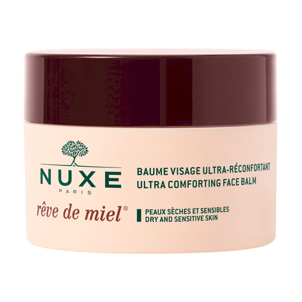 Nuxe Reve de Miel ultrakomfortowy krem do twarzy do skóry suchej i wrażliwej 50 ml nowa formuła