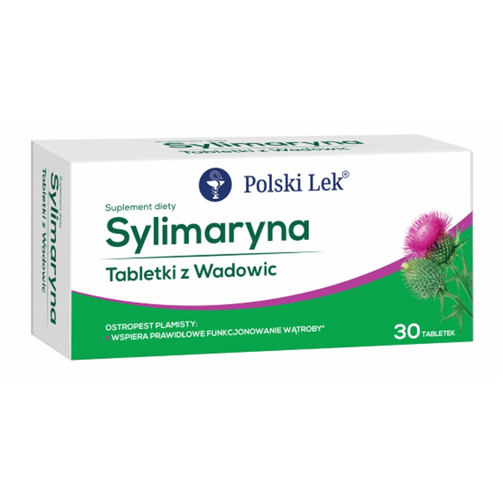 Polski Lek Sylimaryna Tabletki z Wadowic x 30 tabl