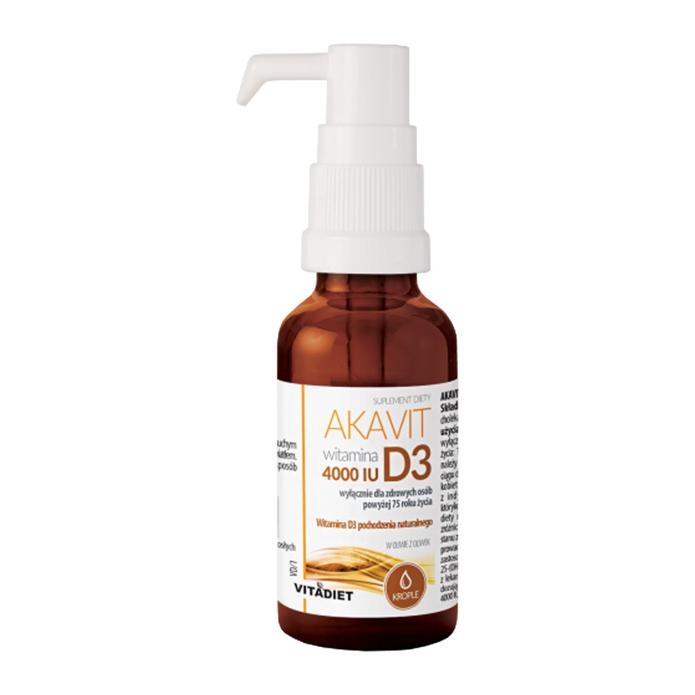 Vitadiet Akavit Witamina D3 4000 Iu 30 Ml