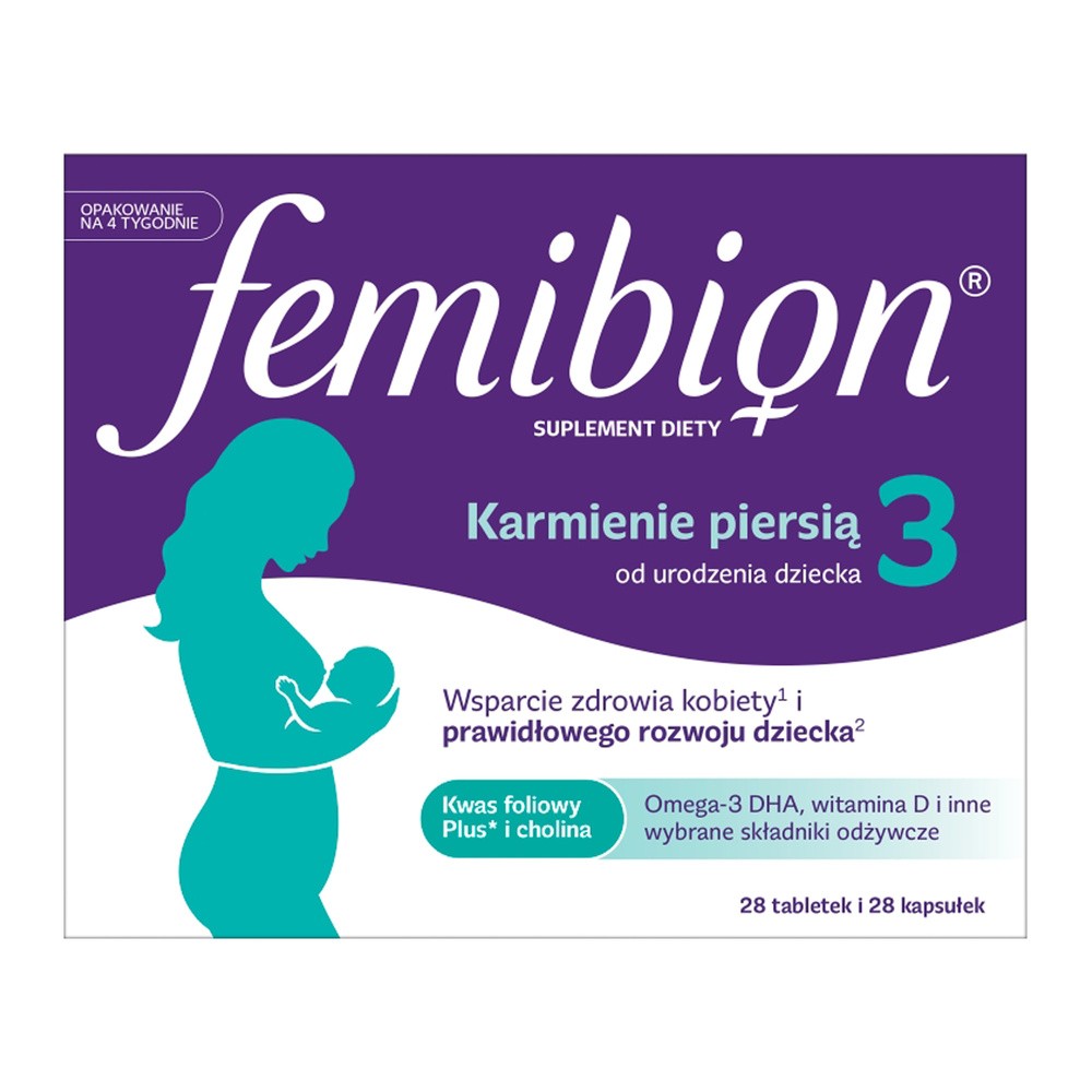 Merck Femibion 3 karmienie piersią x 28 tabl + 28 kaps
