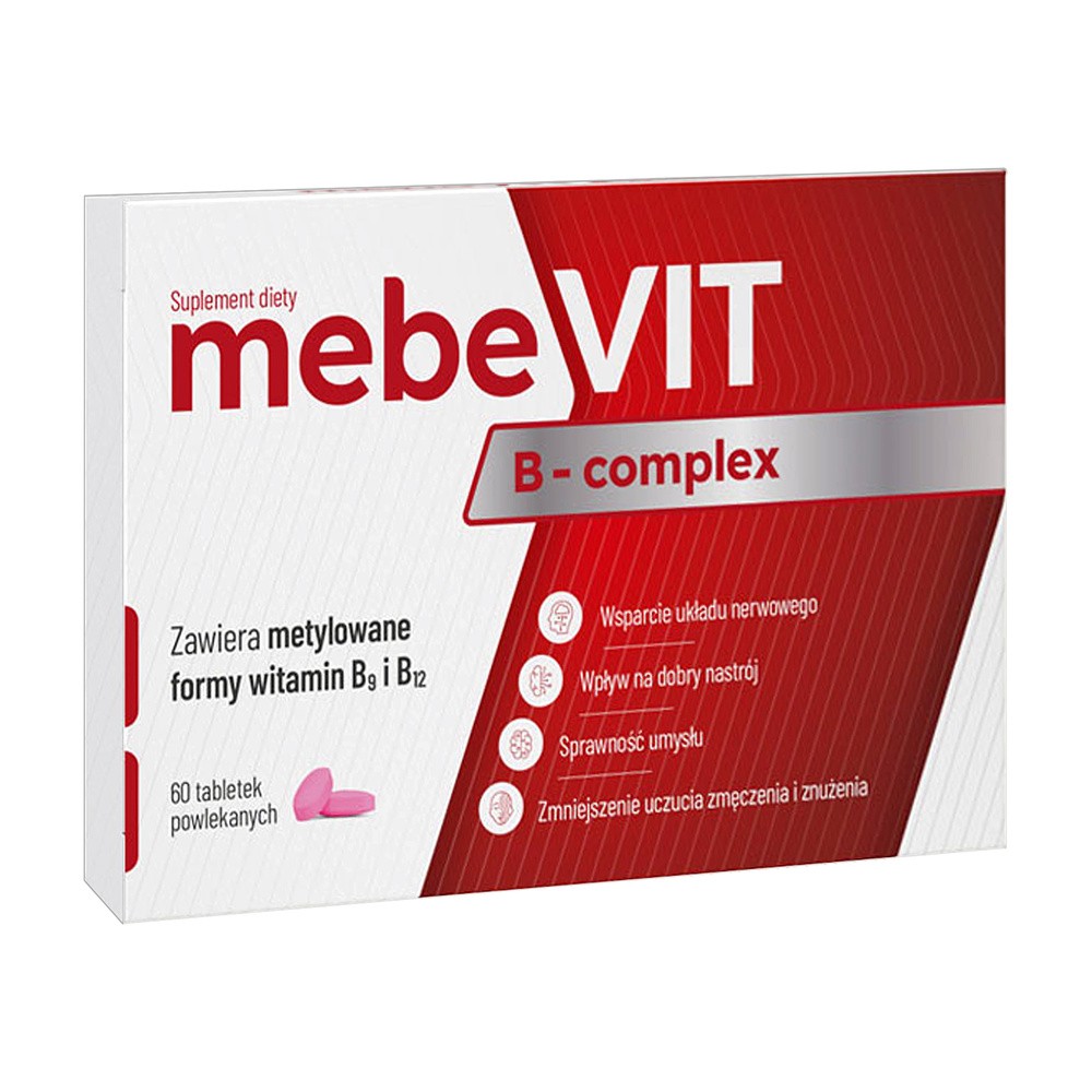Natur Produkt PHARMA SP. Z O.O. MebeVIT B-complex 60 tabletek 3813841