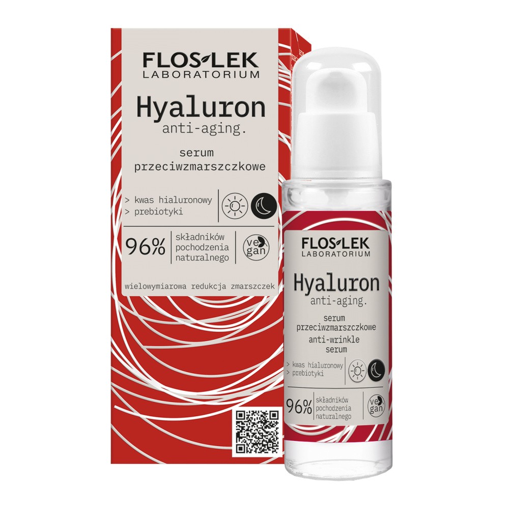 FLOS-LEK Floslek Hyaluron Serum przeciwzmarszczkowe na dzień i noc 30ml 127107