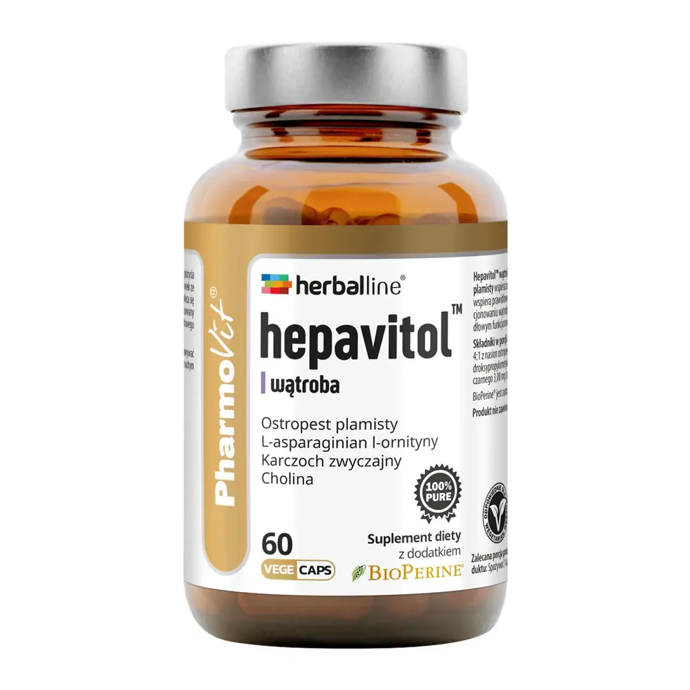 PharmoVit HerbalLine Hepavitol wątroba 60kaps