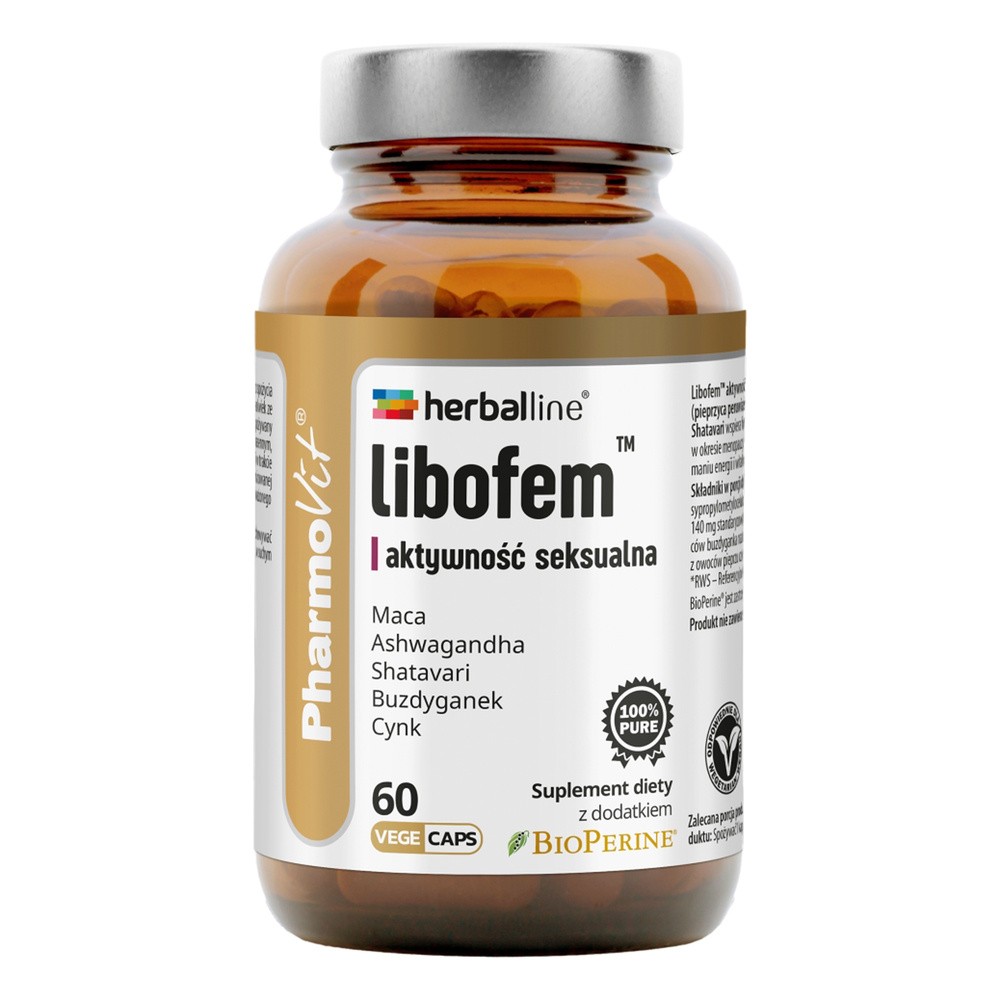 Pharmovit Libofem Aktywność Seksualna 7w1 (60 kaps) Herballine Pharmovit hl-020