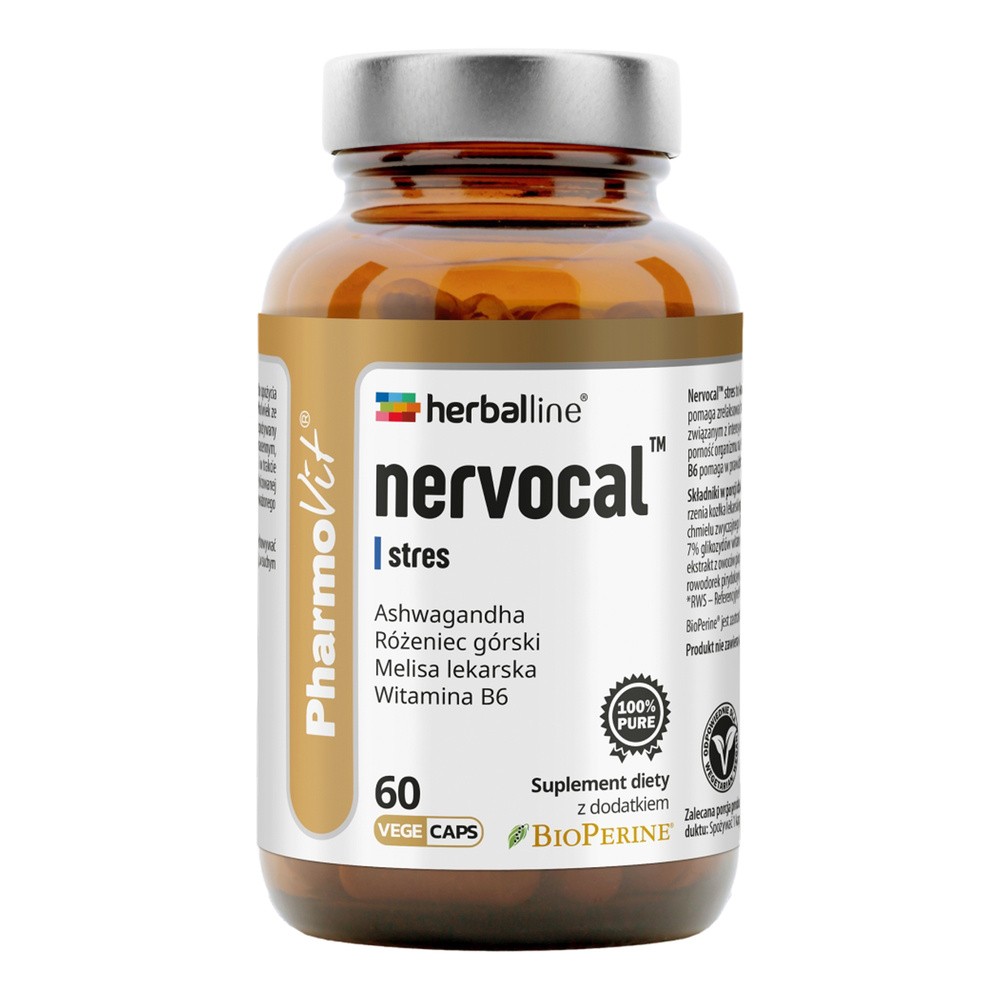 PharmoVit HerbalLine Nervocal stres 60kaps
