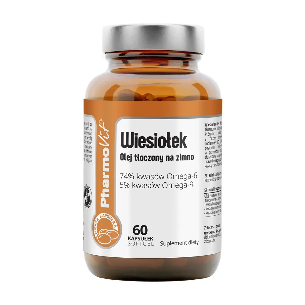 PHARMOVIT Pharmovit Olej z wiesiołka 60 kapsułek
