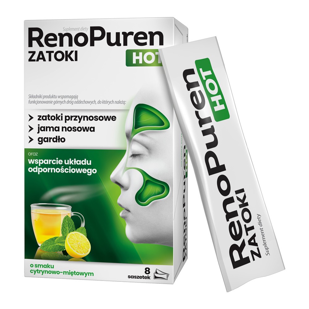 Opinie o RenoPuren Zatoki HOT x 8 saszetek