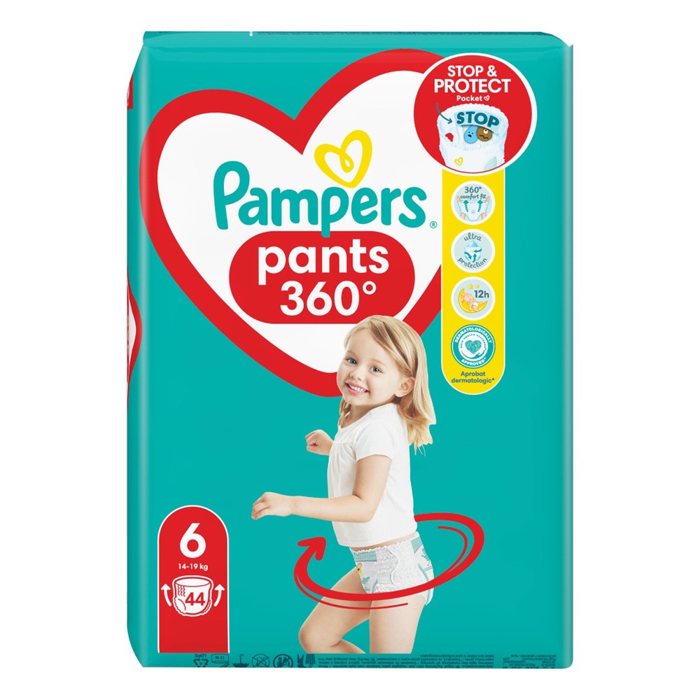 Pampers Pieluchomajtki rozm 6 5O41G2 5O41G2 SAM SAM