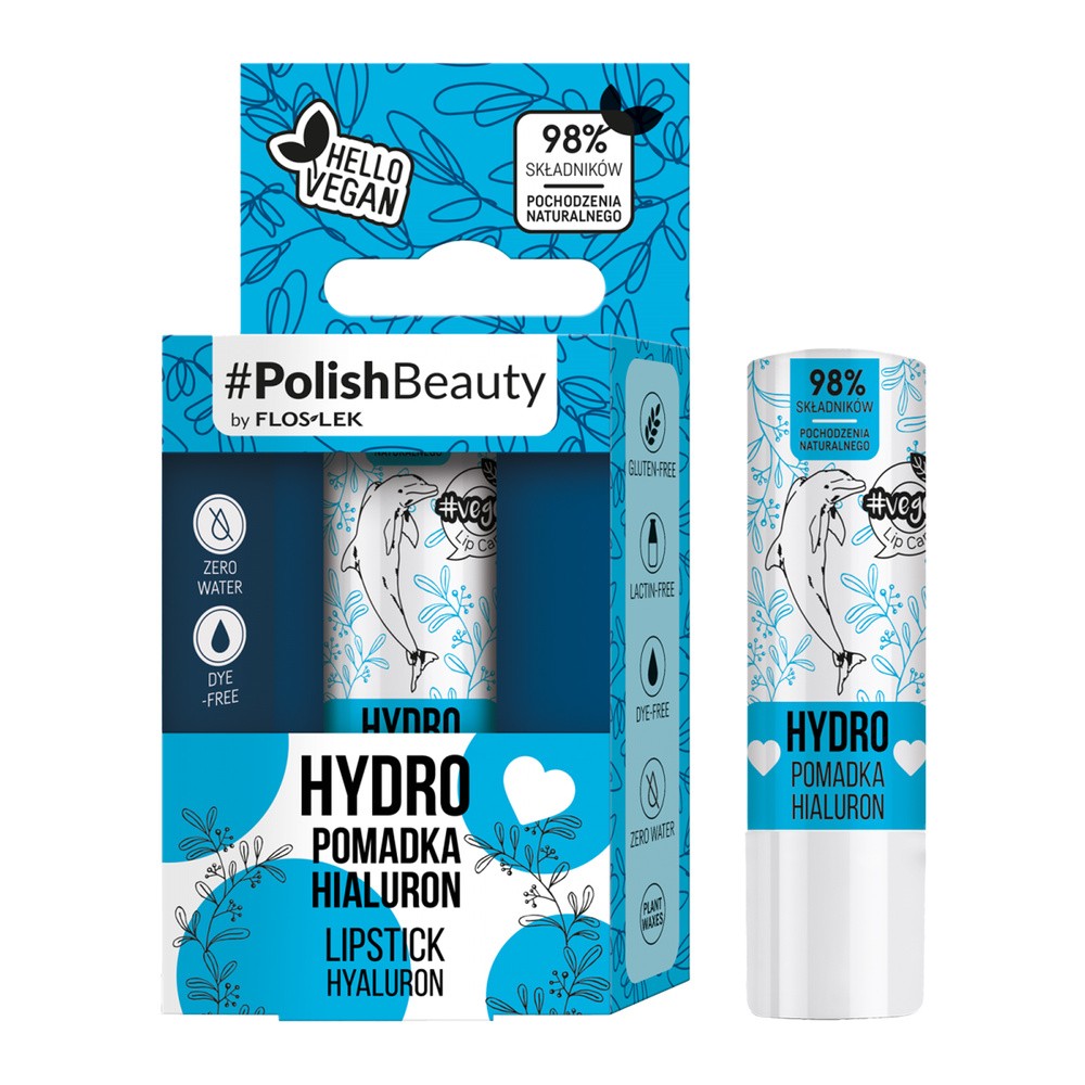 Flos-Lek Vege Lip Care Hydro Pomadka do ust z kwasem hialuronowym 1 sztuka 1146070