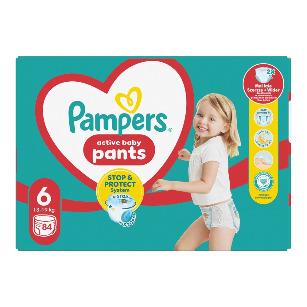 Pampers PROCTER & GAMBLE Pants 6 15 kg+ pieluchomajtki x 84 szt