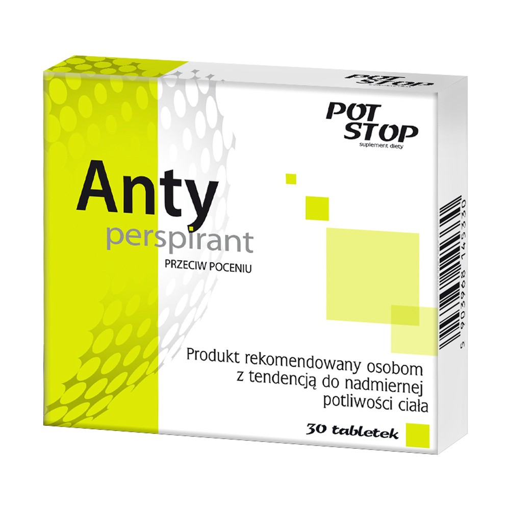 PHARMACY LABORATORIES Pot Stop Antyperspirant 30 tabletek 3740761