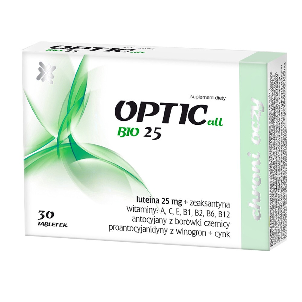 PHARMACY LABORATORIES Opticall BIO 25 x 30 tabl