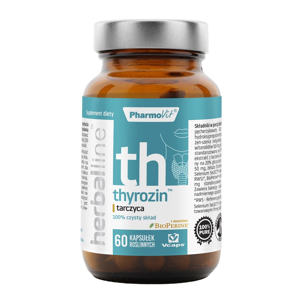 PHARMOVIT Pharmovit Herballine Thyrozin 60 kapsułek