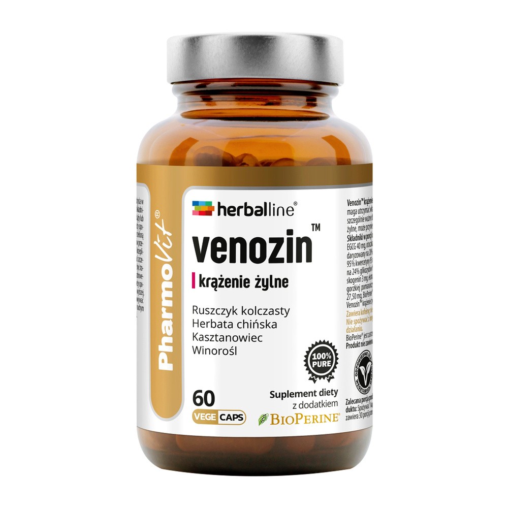 PharmoVit HerbalLine Venozin krążenie żylne 60kaps