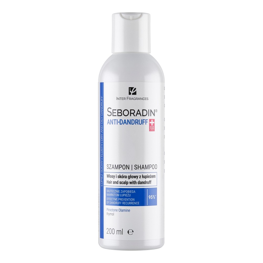 Lara Edyta Pawluśkiewicz SEBORADIN Anti-Dandruff Szampon Przeciwłupieżowy, 200 ml