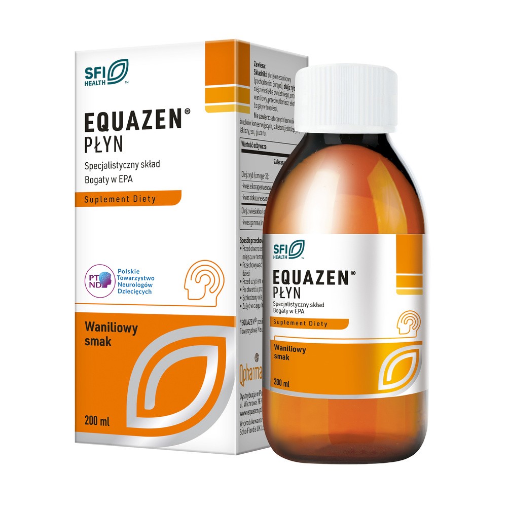 QPHARMA Equazen płyn o smaku waniliowym 200 ml
