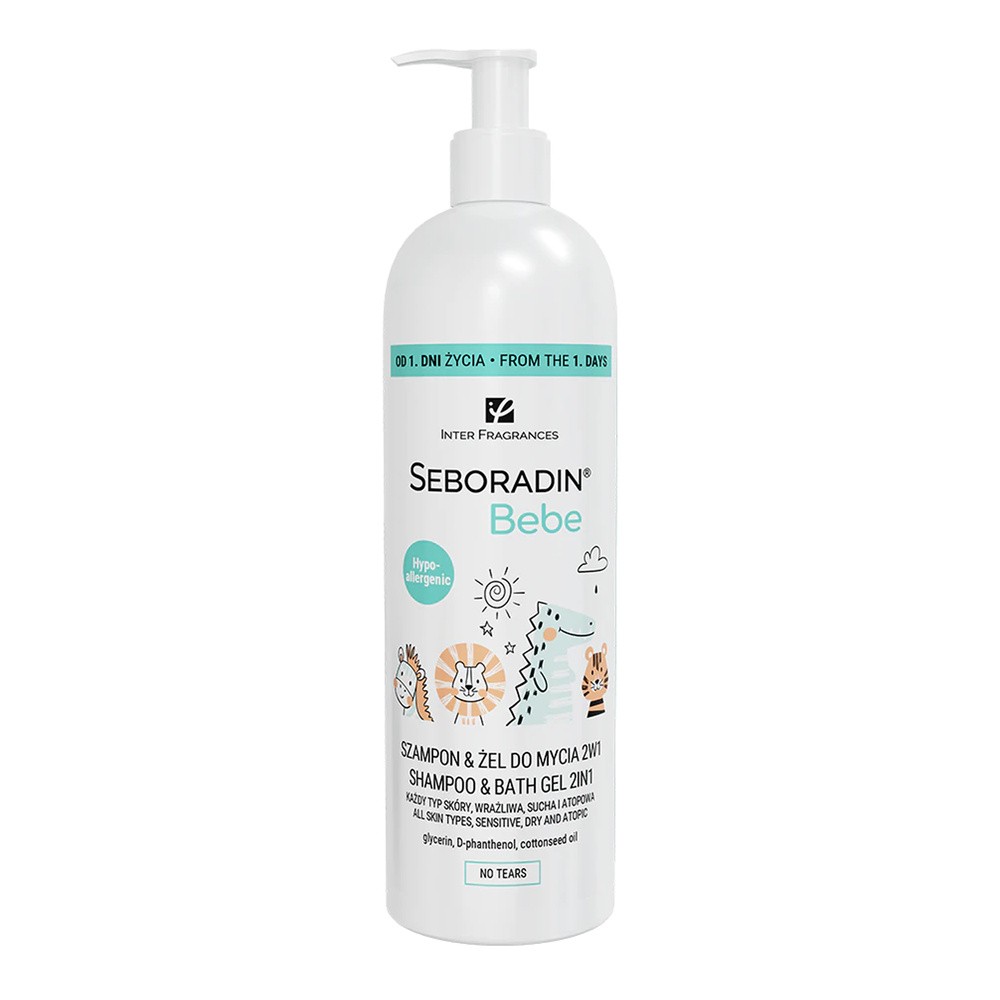 Inter Fragrances Szampon & żel do mycia dla dzieci 2w1 Bebe 500 ml