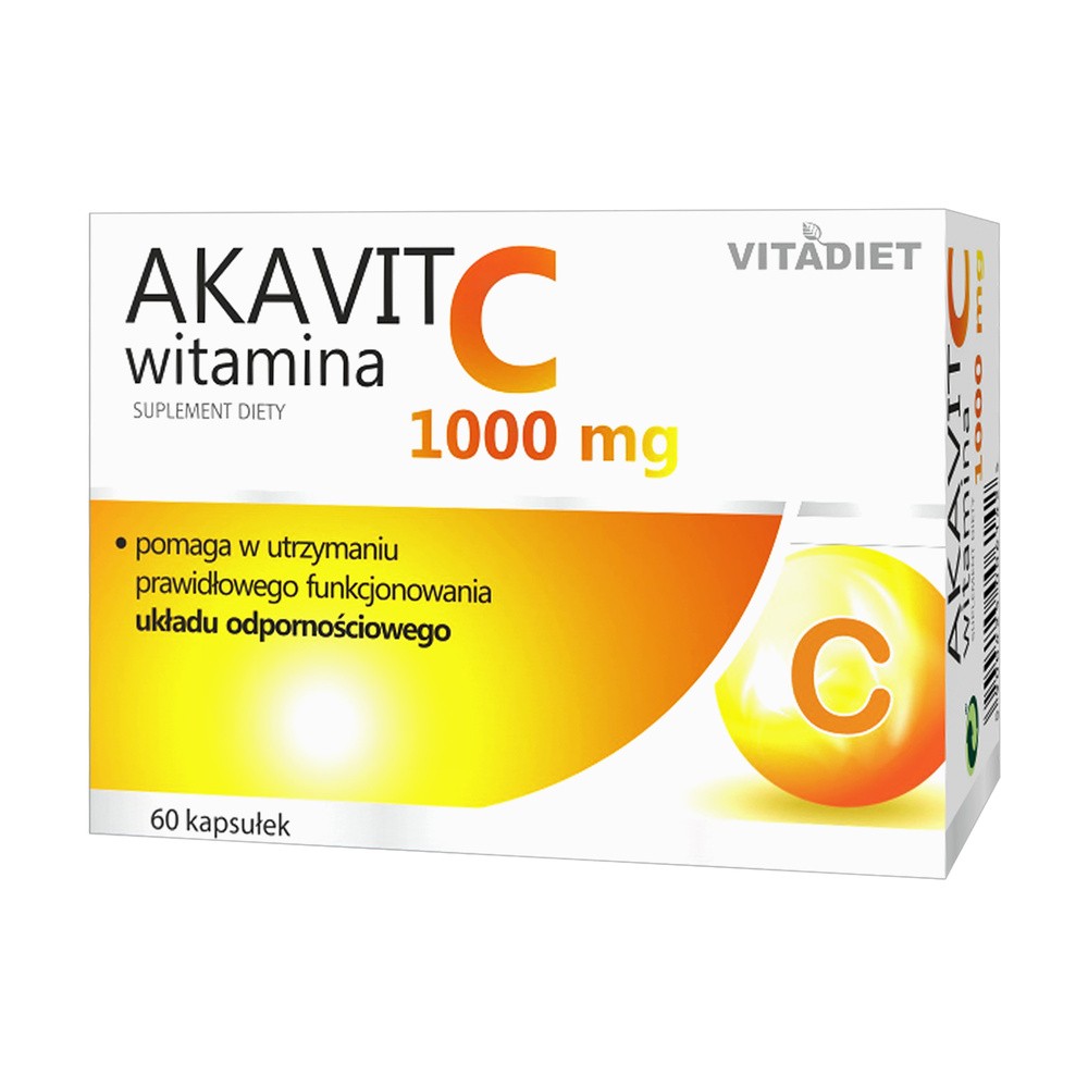 Vitadiet Akavit Witamina C 1000 Mg 60 K Odporność VD6142