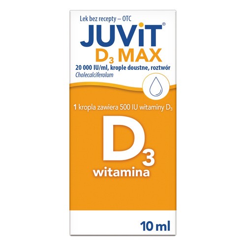Hasco-Lek PRZEDS. PRODUKCJI FARMACEUTYCZNEJ S.A. Juvit Kids D3 20000 IU/ml krople 10 ml 3787861