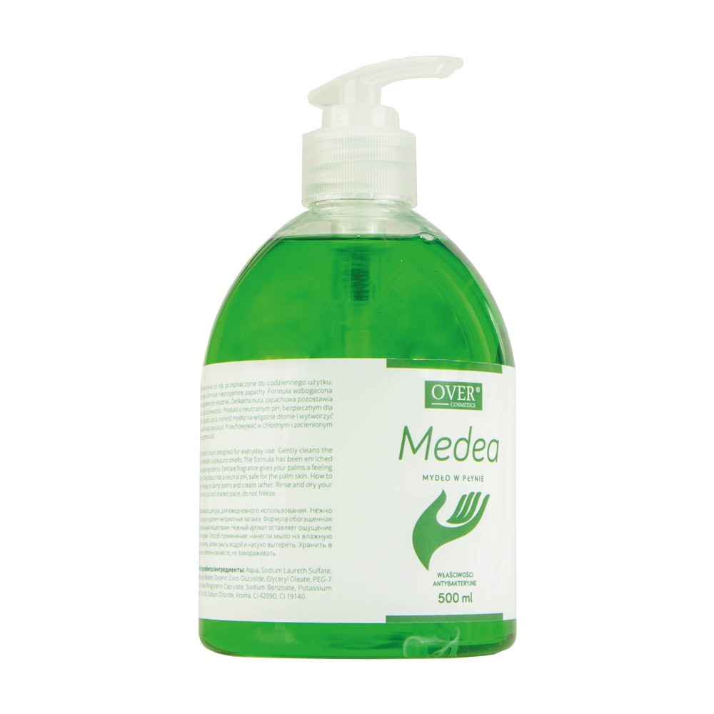 - brak - brak Medea cosmetics OVER 500ml Mydło antybakteryjne do rąk