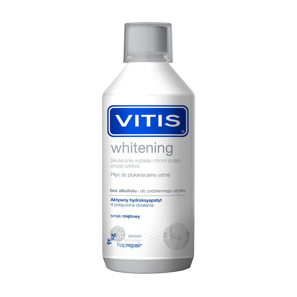 Bałtycki Instytut Stomatologii Sp. z o.o Vitis Whitening  Płyn do płukania ust, wybielający  500 ml