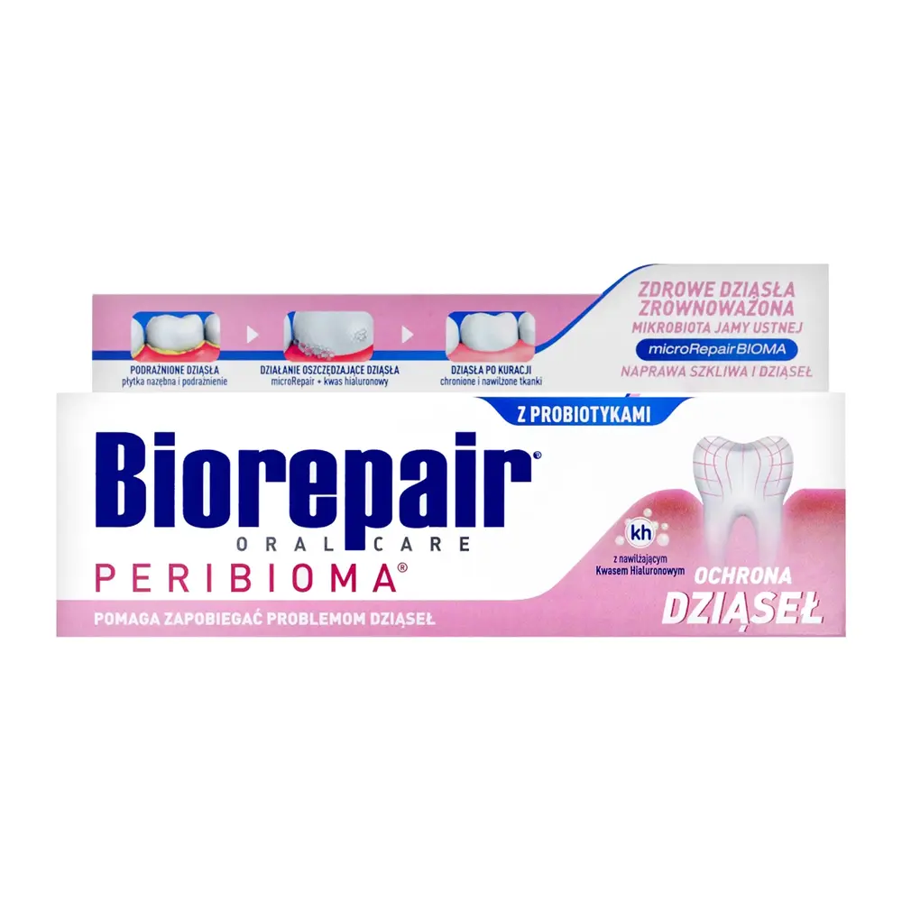 Biorepair Biorepair Ochrona Dziąseł - Pasta do zębów na dziąsła z kwasem hialuronowym 75 ml
