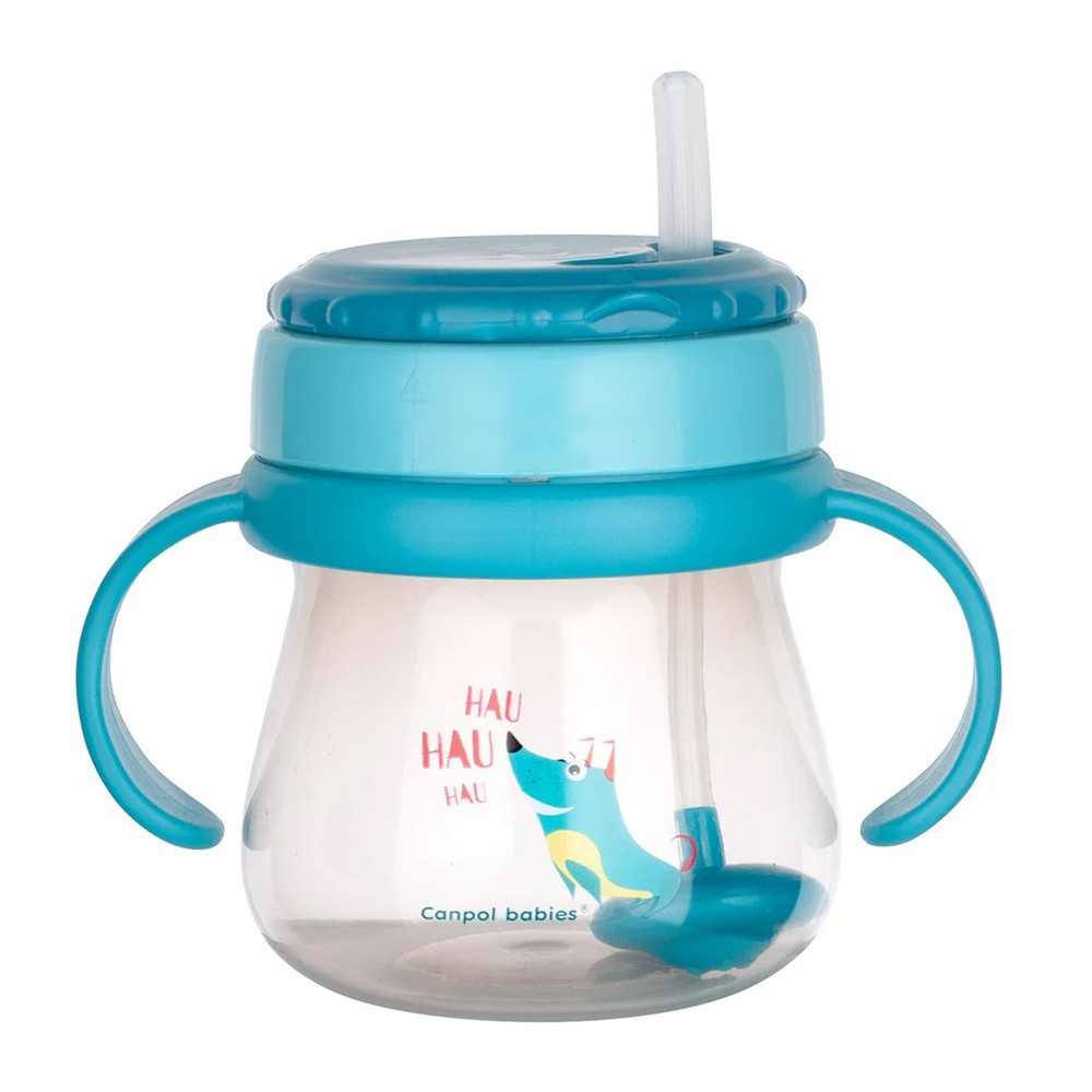 Canpol babies Babies, Kubek ze składaną rurką silikonową, 250 ml