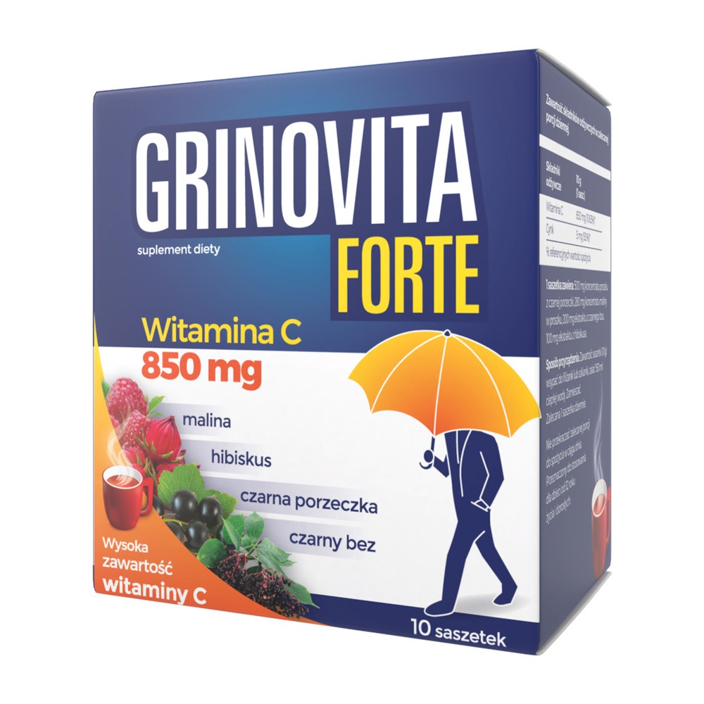 Natur Produkt N.P SP. Z O.O. Grinovita Forte proszek 10 saszetek 3797561