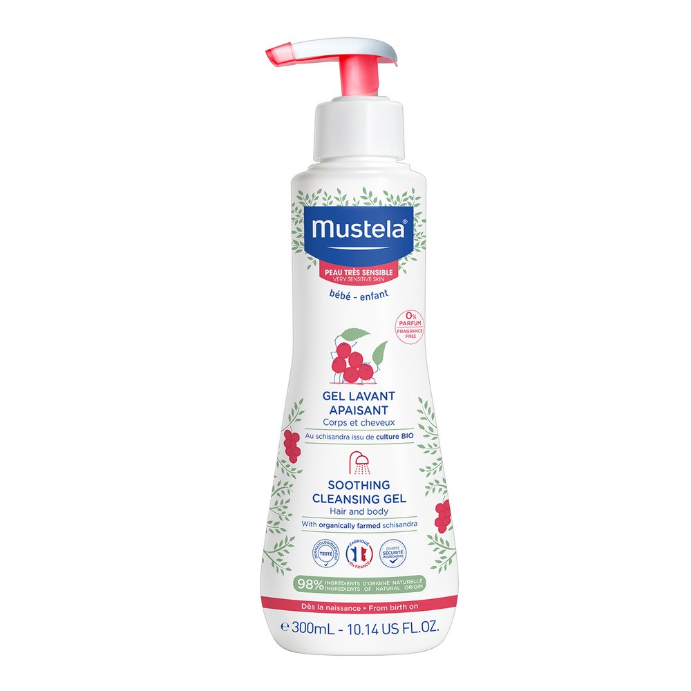 Mustela Łagodzący żel do mycia 300ml