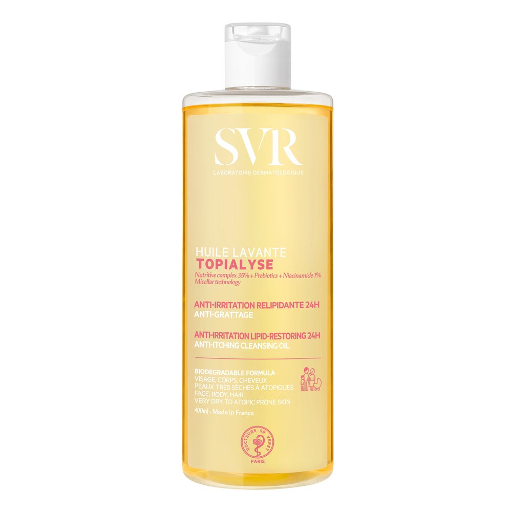 SVR TOPIALYSE HUILE MIC RENO olejek do mycia i kąpieli, 400 ml