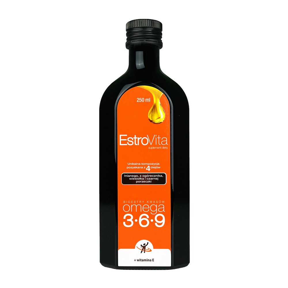 SKOTAN EstroVita Omega 3-6-9 + witamina E Płyn, 250ml