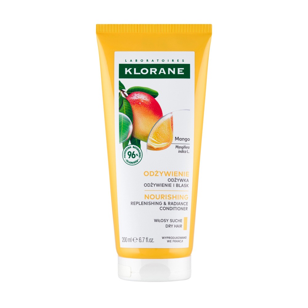 Klorane PIERRE FABRE DERMO-COSMETIC odżywka do włosów z mango 200 ml 7085046