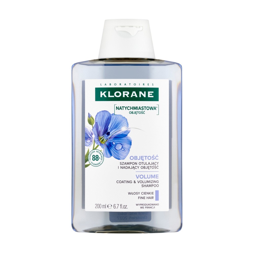 Klorane Szampon z Organicznym Lnem 200ml