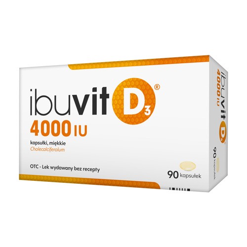 POLPHARMA Ibuvit D3 4000 IU x 90 kaps