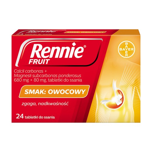 Bayer Rennie Fruit 24 szt.