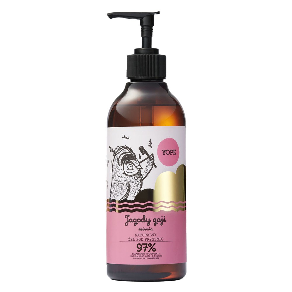 YOPE żel pod prysznic Jagody Goji i Wiśnia 400ml
