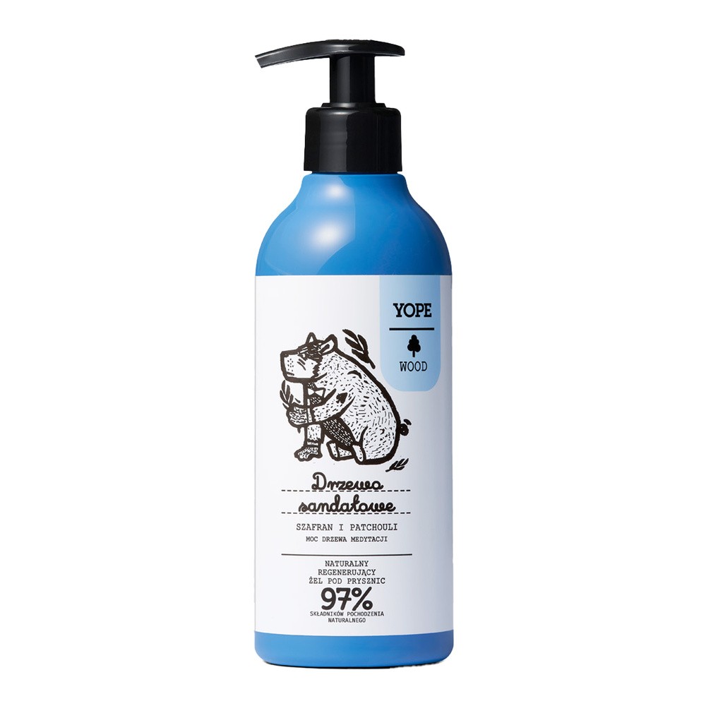 YOPE żel pod prysznic Drzewo sandałowe 400ml