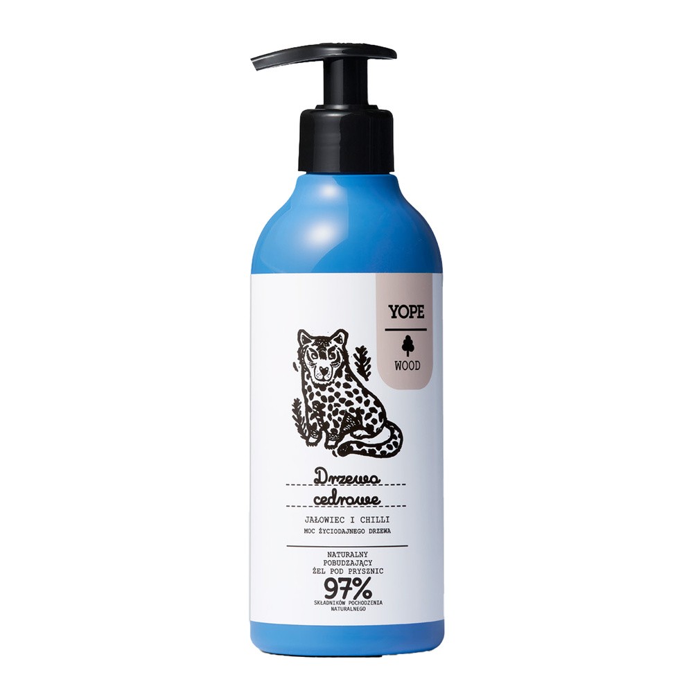 YOPE żel pod prysznic Drzewo cedrowe 400ml