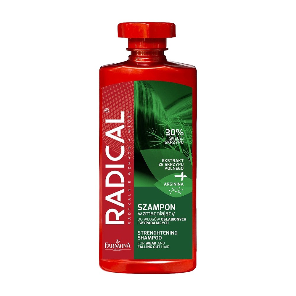 Farmona Radical Strenghtening Shampoo szampon wzmacniający do włosów osłabionych i wypadających Ekstrakt ze Skrzypu Polnego 400ml 57318-uniw