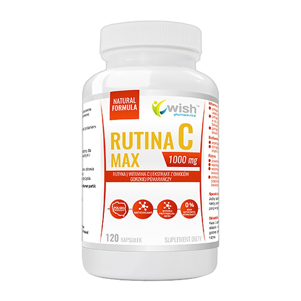 Wish Rutina C Max 1000mg 120caps