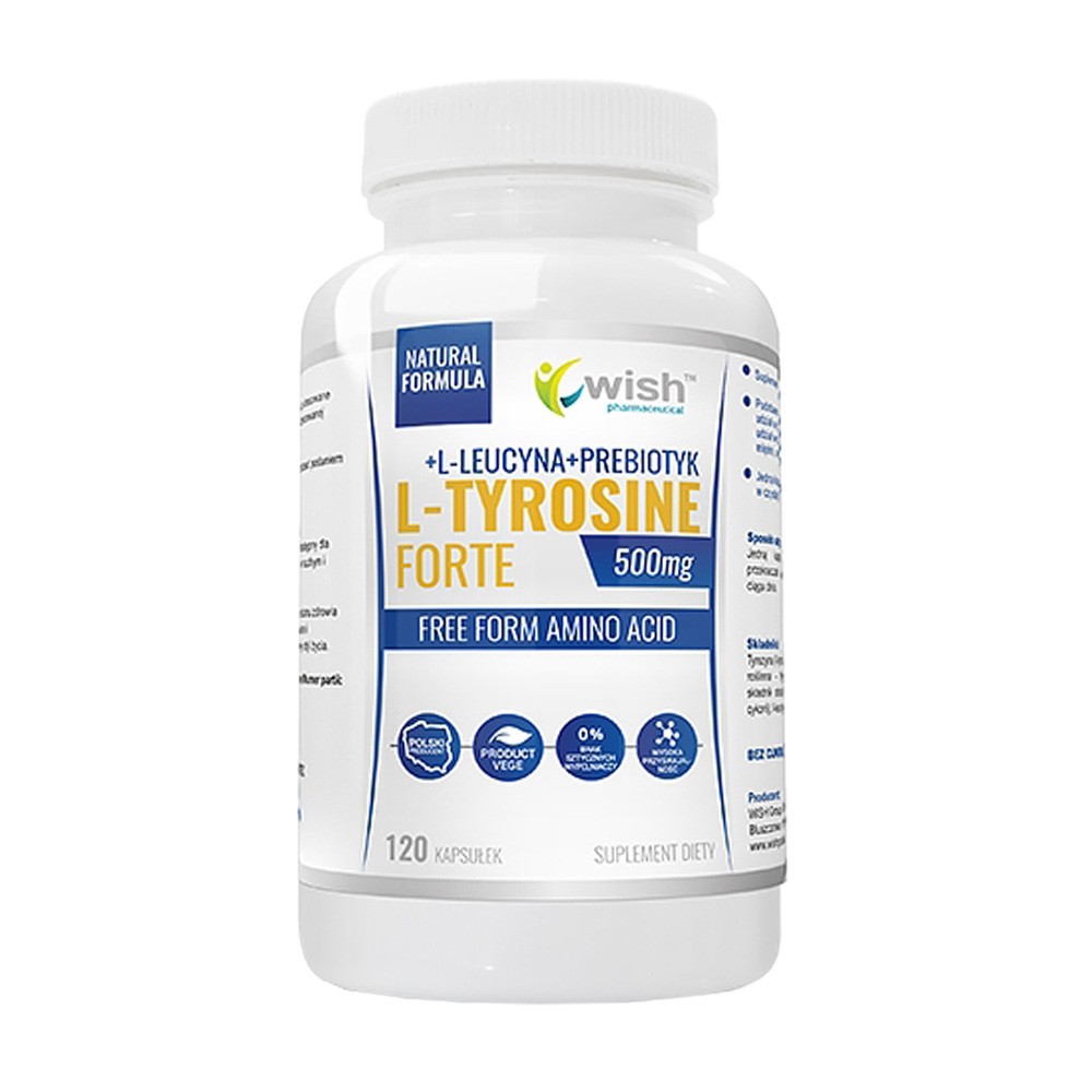 WISH Pharmaceutical Wish Pharmaceutical L-Tyrosine Forte 500mg 120caps Atrakcyjna oferta