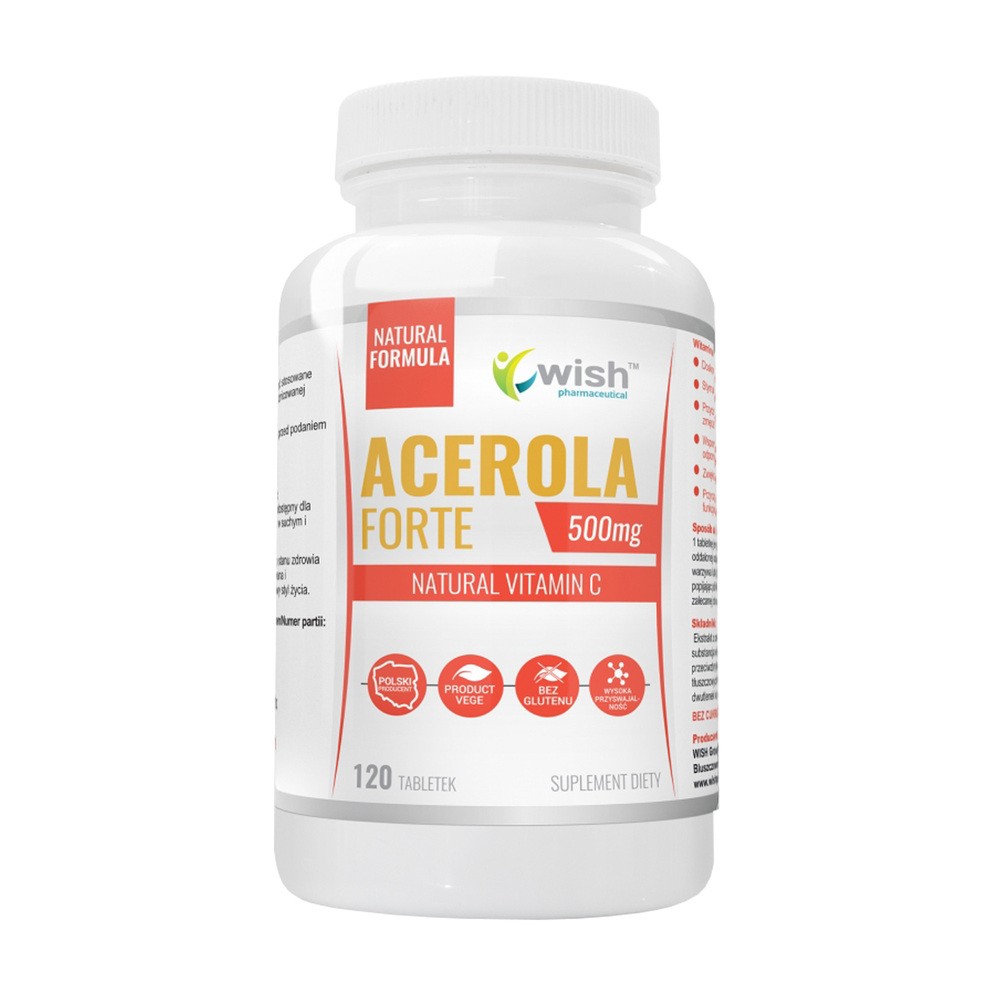 Progress Labs Progress Labs Acerola Forte 500 mg - 120 tabletek