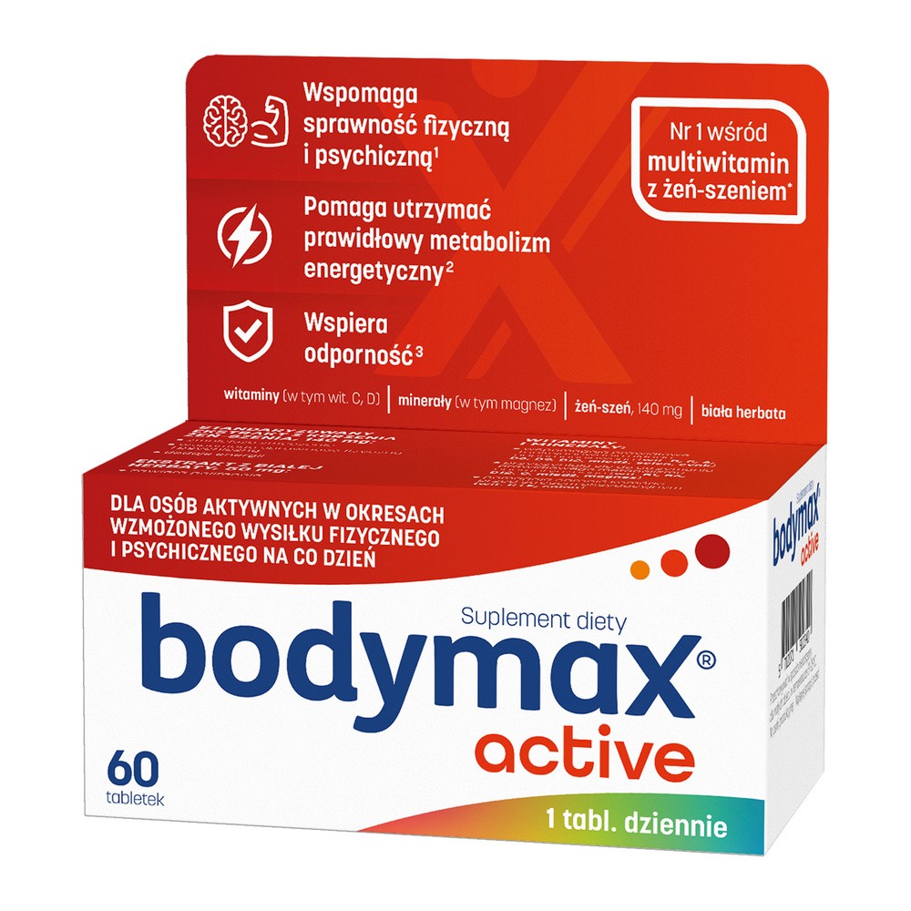 ORKLA CARE S.A. Bodymax Active 60 tabletek 3794251